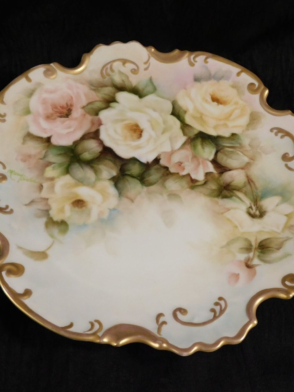 Signed and Numbered International Porcelain Artists and Teachers Plate # 26715